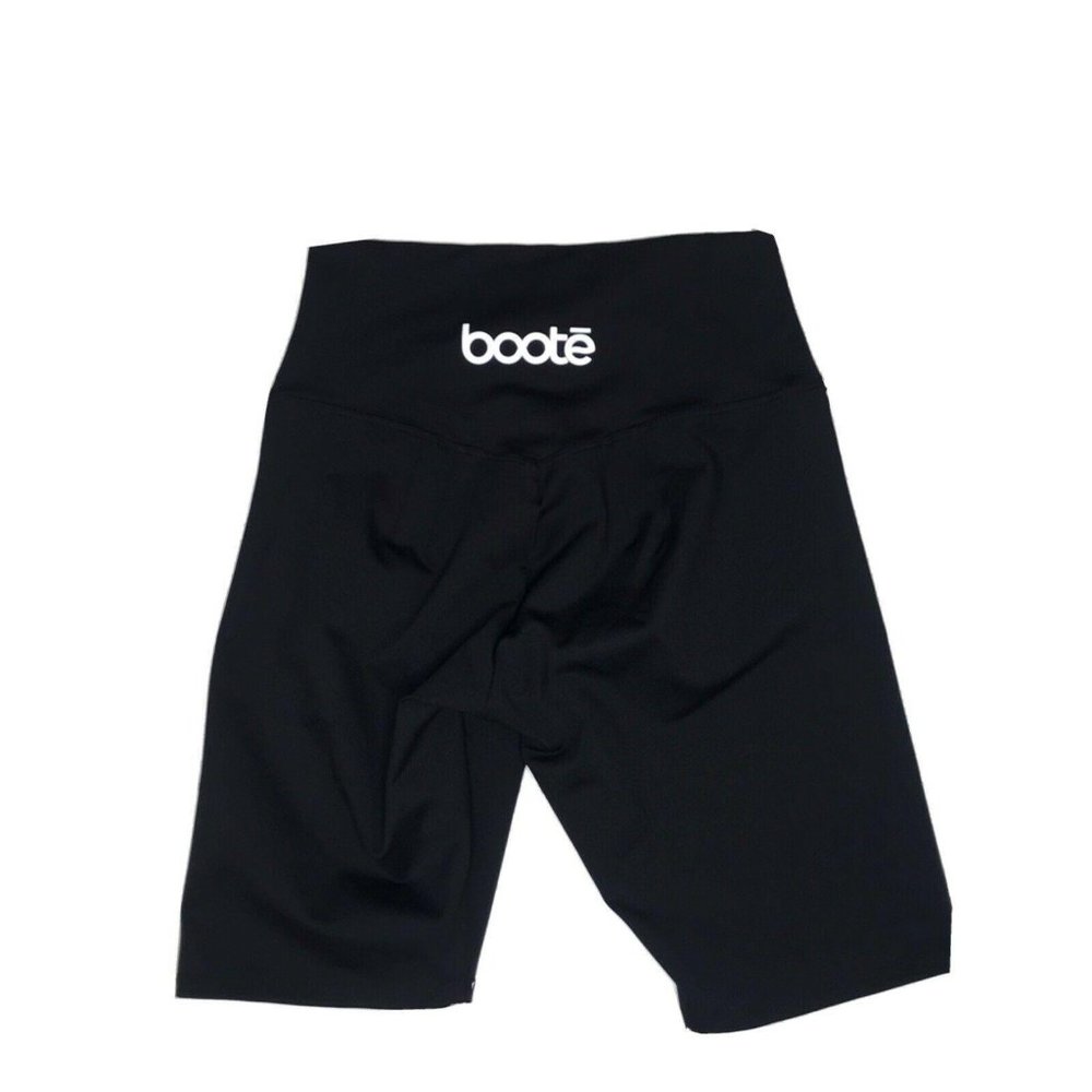 BOOTE High Waisted Lux Biker Short Black Small